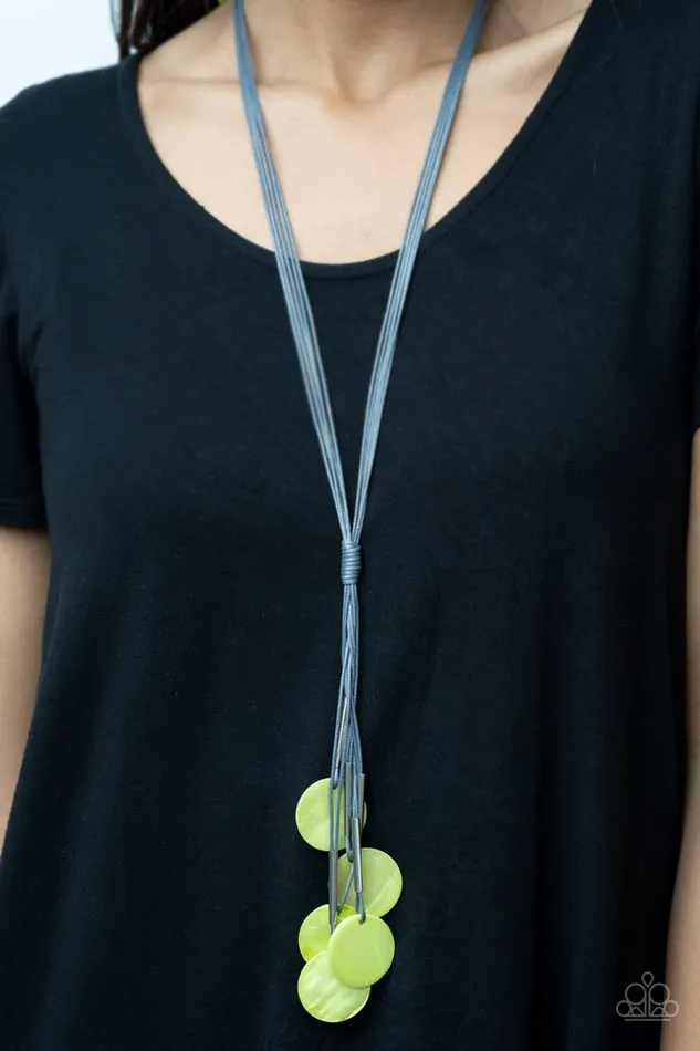 Paparazzi Jewelry Necklaces Paparazzi Necklace Tidal Tassels Green