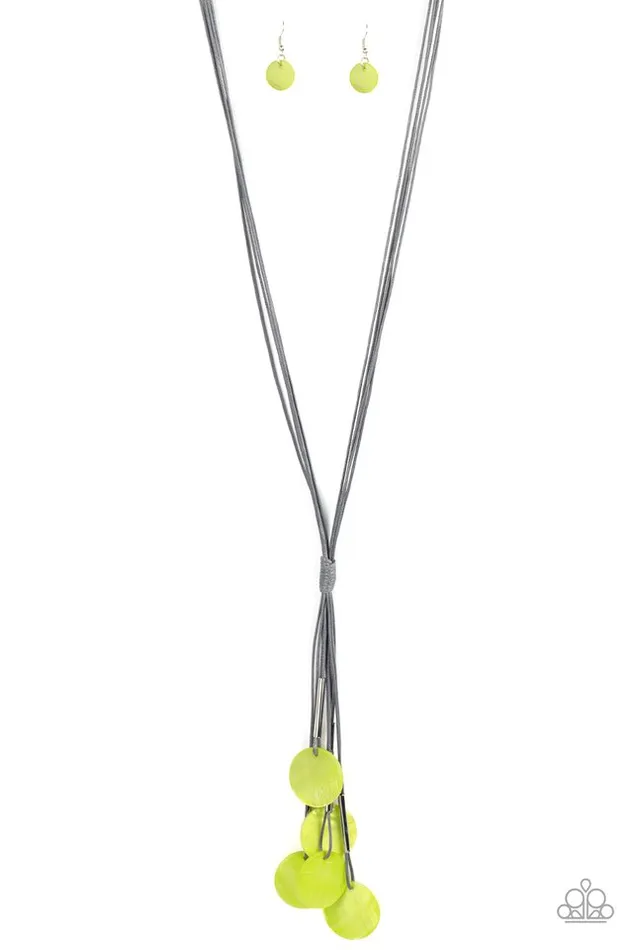Paparazzi Jewelry Necklaces Paparazzi Necklace Tidal Tassels Green Paparazzi Jewelry Necklaces Paparazzi Necklace Tidal Tassels Green