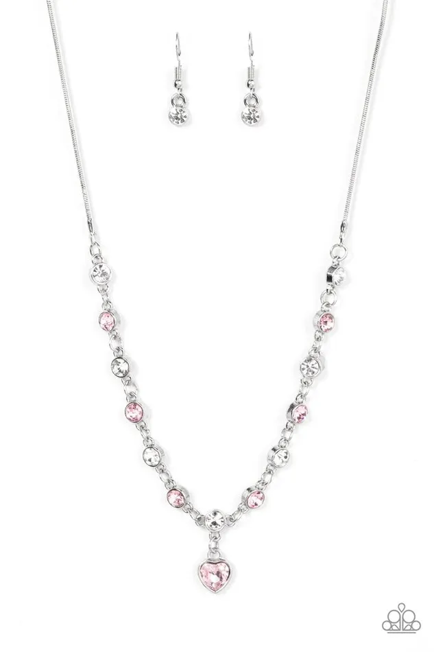 Paparazzi Jewelry Necklaces Paparazzi Necklace True Love Trinket Pink Paparazzi Jewelry Necklaces Paparazzi Necklace True Love Trinket Pink