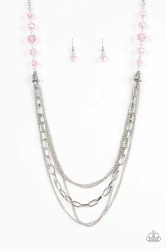 Paparazzi Jewelry Necklaces Paparazzi Necklace Turn It UpTown Pink