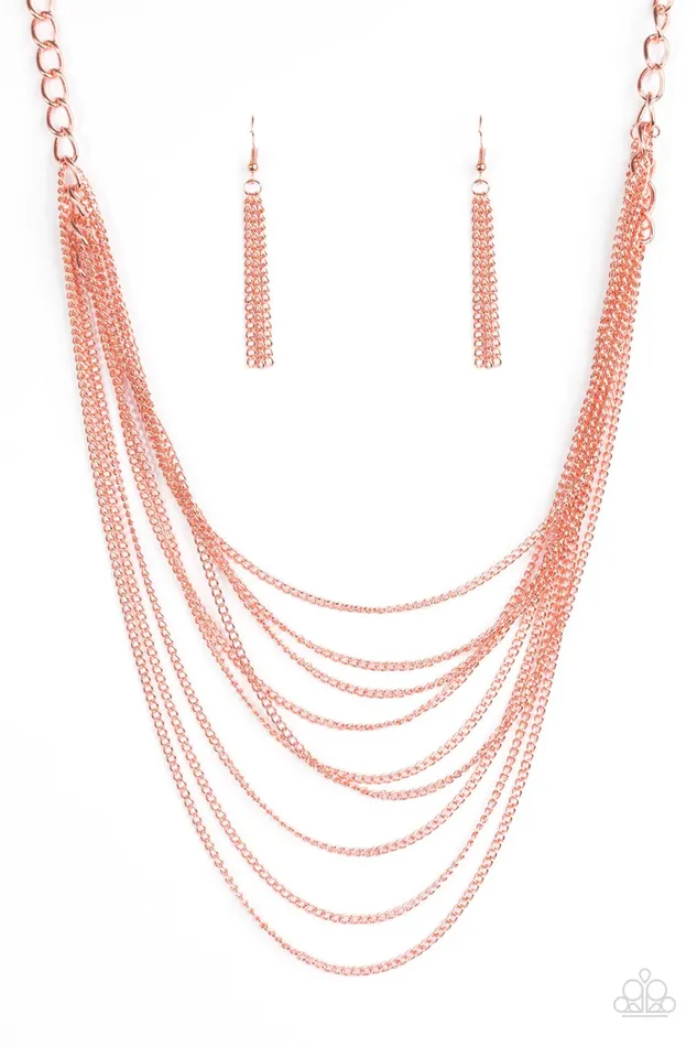 Paparazzi Jewelry Necklaces Paparazzi Necklace We Gonna Slay Copper