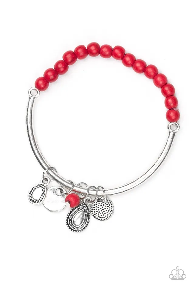Paparazzi Jewelry Paparazzi Bracelet Ever Everest Red Bracelets