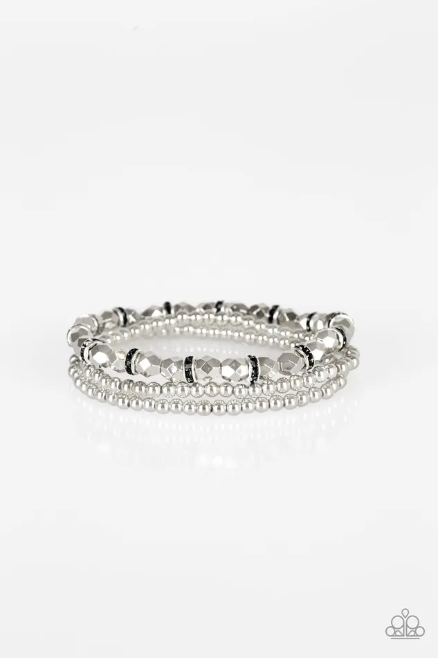 Paparazzi Jewelry Paparazzi Bracelet Let There BEAM Light Black Bracelets