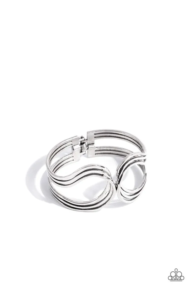 Paparazzi Jewelry Paparazzi Bracelet Shockwave Attitude Silver Bracelets Paparazzi Jewelry Paparazzi Bracelet Shockwave Attitude Silver Bracelets