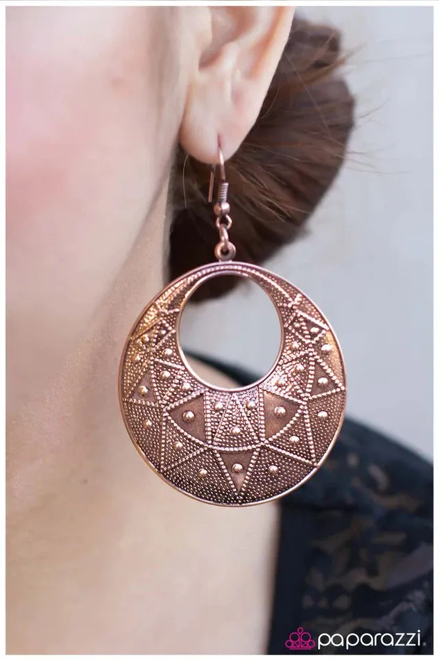 Paparazzi Jewelry Paparazzi Earring Copped To It Copper Earrings