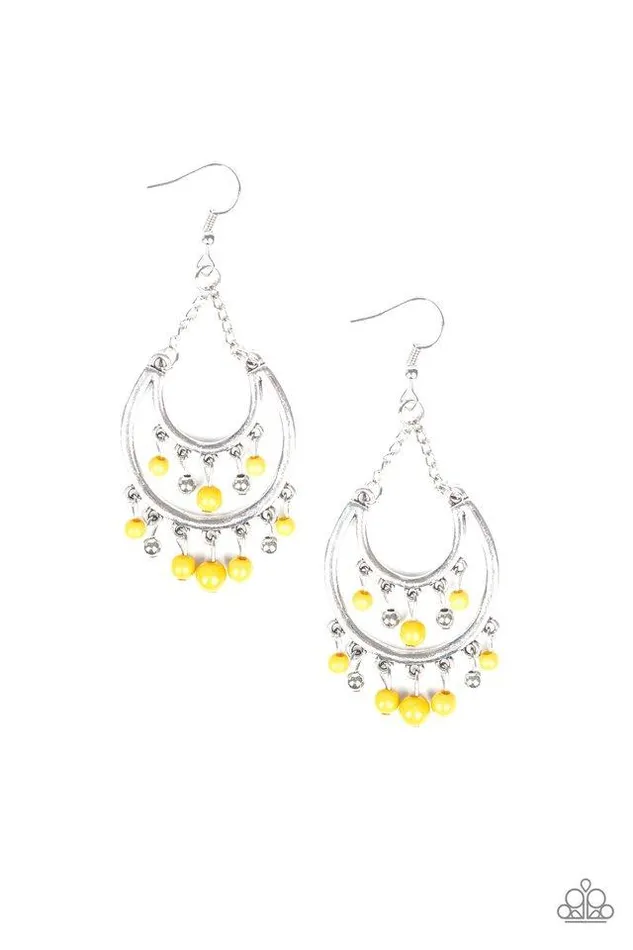 Paparazzi Jewelry Paparazzi Earring FreeSpirited Spirit Yellow Earrings
