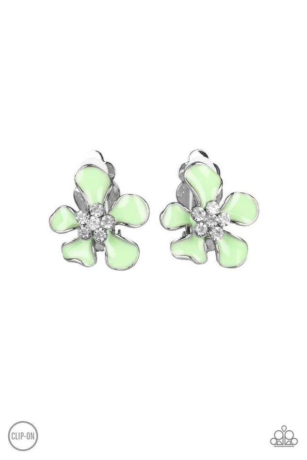 Paparazzi Jewelry Paparazzi Earring Island Iris Green Earrings