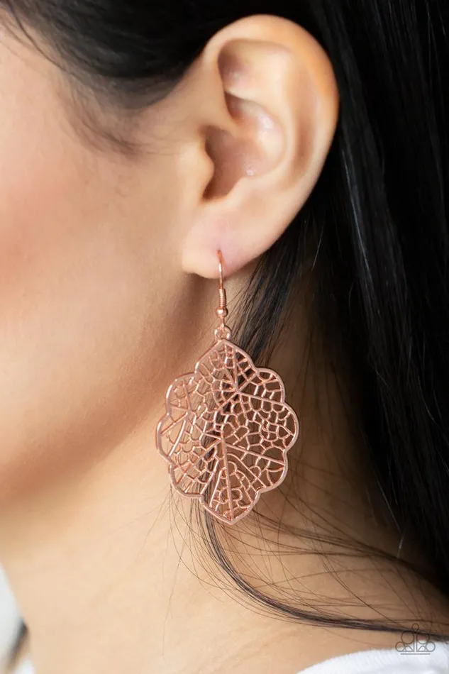 Paparazzi Jewelry Paparazzi Earring Meadow Mosaic Copper Earrings