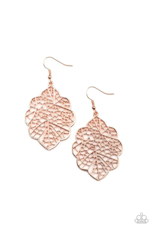 Paparazzi Jewelry Paparazzi Earring Meadow Mosaic Copper Earrings Paparazzi Jewelry Paparazzi Earring Meadow Mosaic Copper Earrings