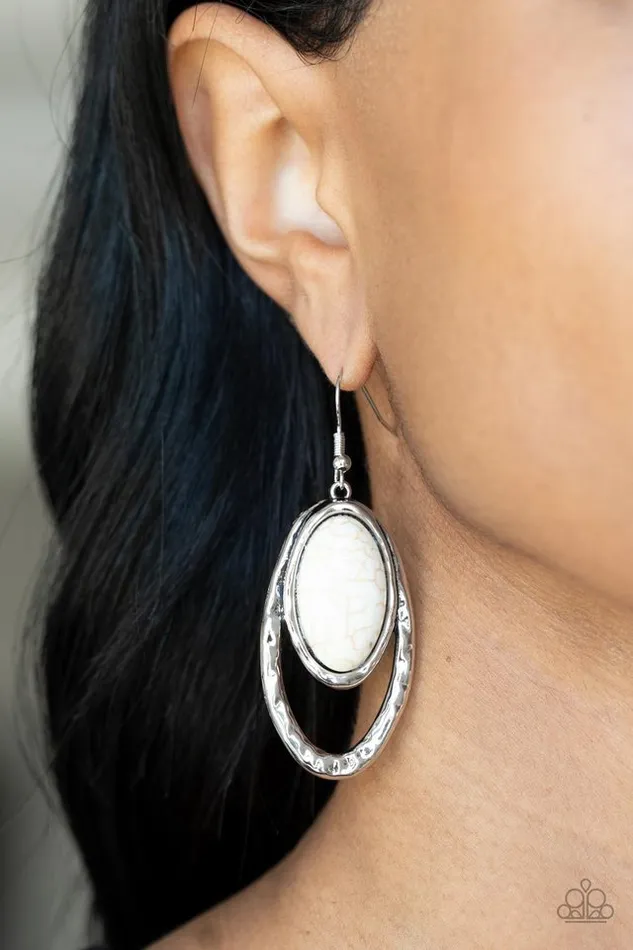 Paparazzi Jewelry Paparazzi Earring Pasture Paradise White Earrings