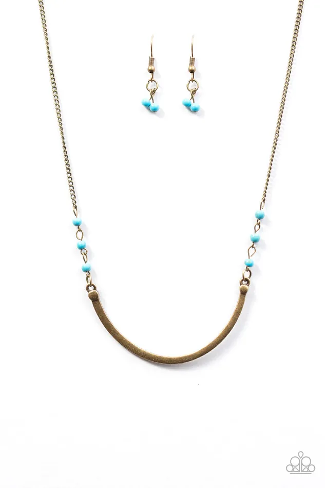 Paparazzi Jewelry Paparazzi Necklace Canyon Horizon Brass Necklaces