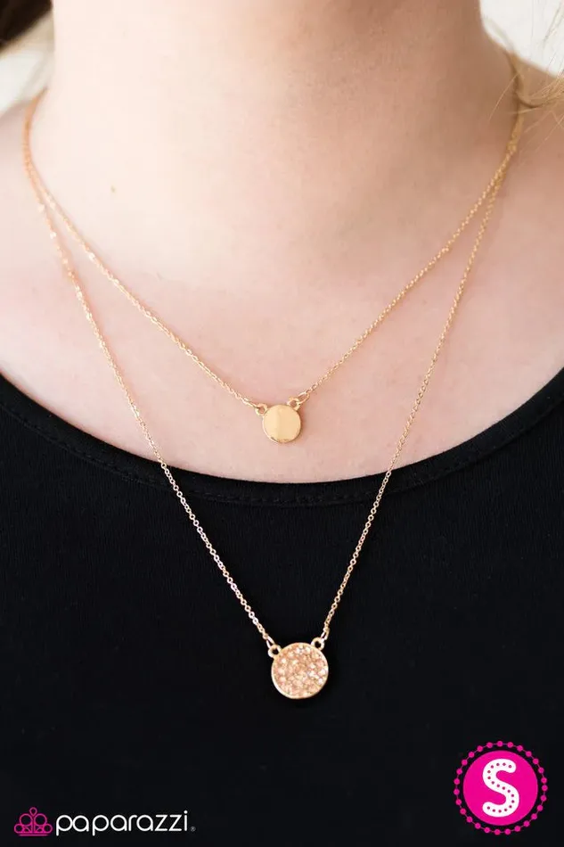 Paparazzi Jewelry Paparazzi Necklace Center Of The Glitterverse Gold Necklaces