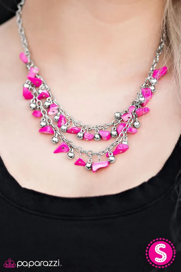 Paparazzi Jewelry Paparazzi Necklace Coastal Living Pink Necklaces