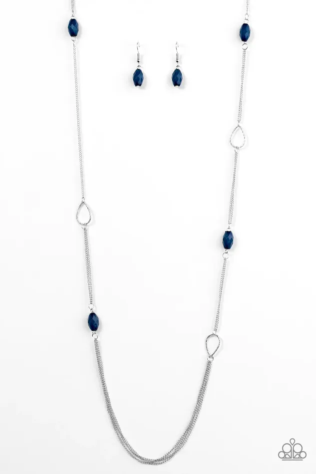 Paparazzi Jewelry Paparazzi Necklace Colorfully Casual Blue Necklaces
