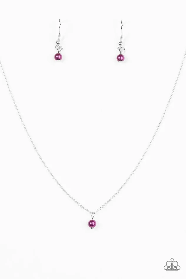 Paparazzi Jewelry Paparazzi Necklace Dainty and Demure Purple Necklaces