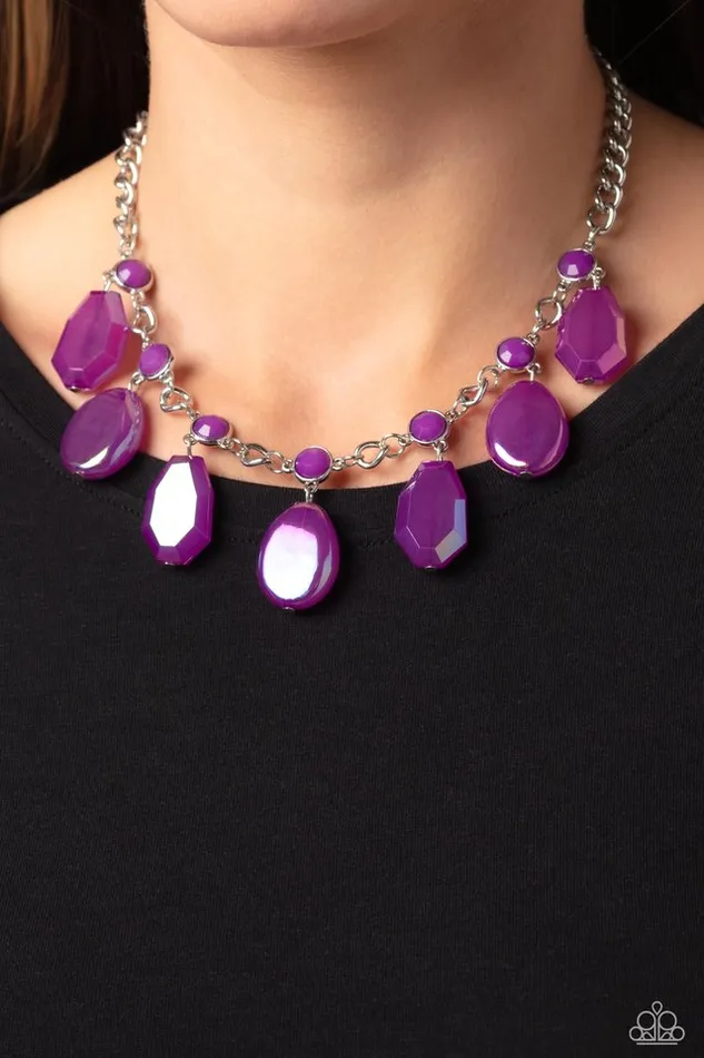 Paparazzi Jewelry Paparazzi Necklace Maldives Mural Purple Necklaces