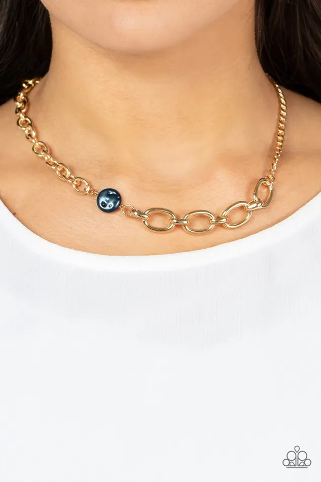 Paparazzi Jewelry Paparazzi Necklace Picnic in Paris Blue Necklaces