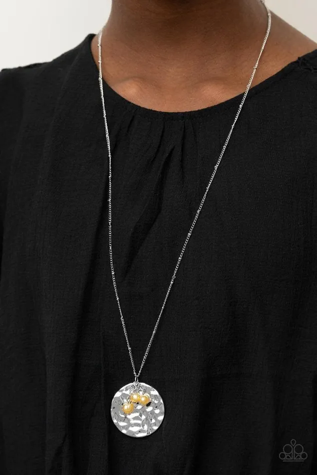 Paparazzi Jewelry Paparazzi Necklace Seaside Shimmer Yellow Necklaces