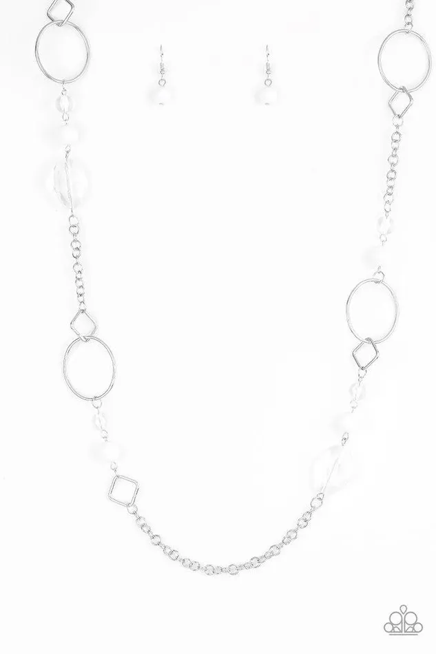 Paparazzi Jewelry Paparazzi Necklace Very Visionary White Necklaces