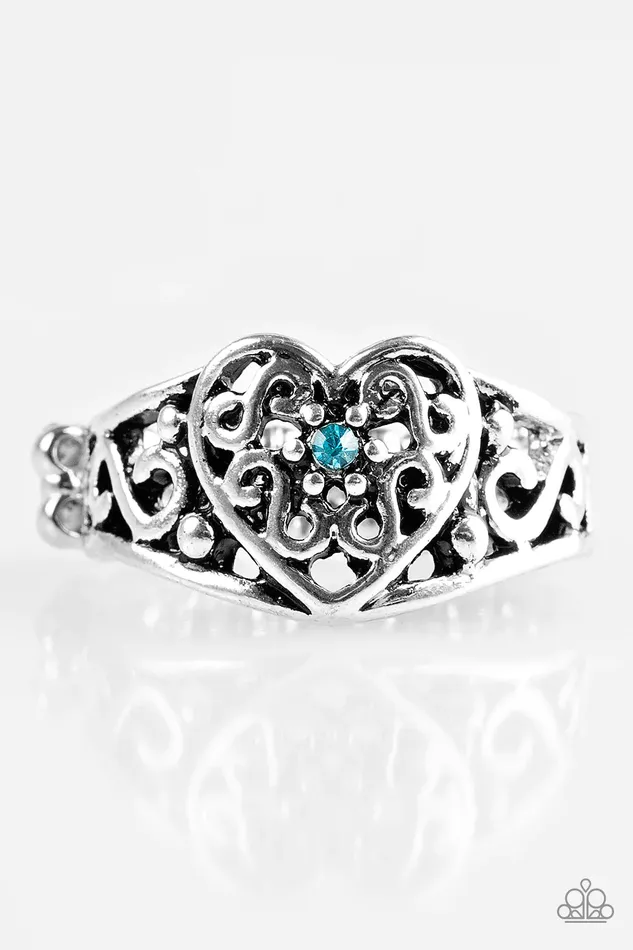 Paparazzi Jewelry Paparazzi Ring Dearly Beloved Blue Rings