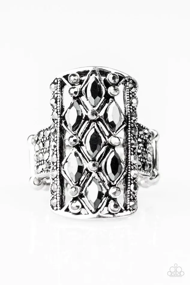 Paparazzi Jewelry Paparazzi Ring Let Me Adjust My Crown Silver Rings
