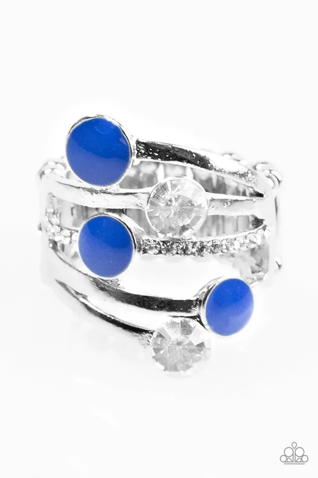 Paparazzi Jewelry Paparazzi Ring Make A Splash Blue Rings