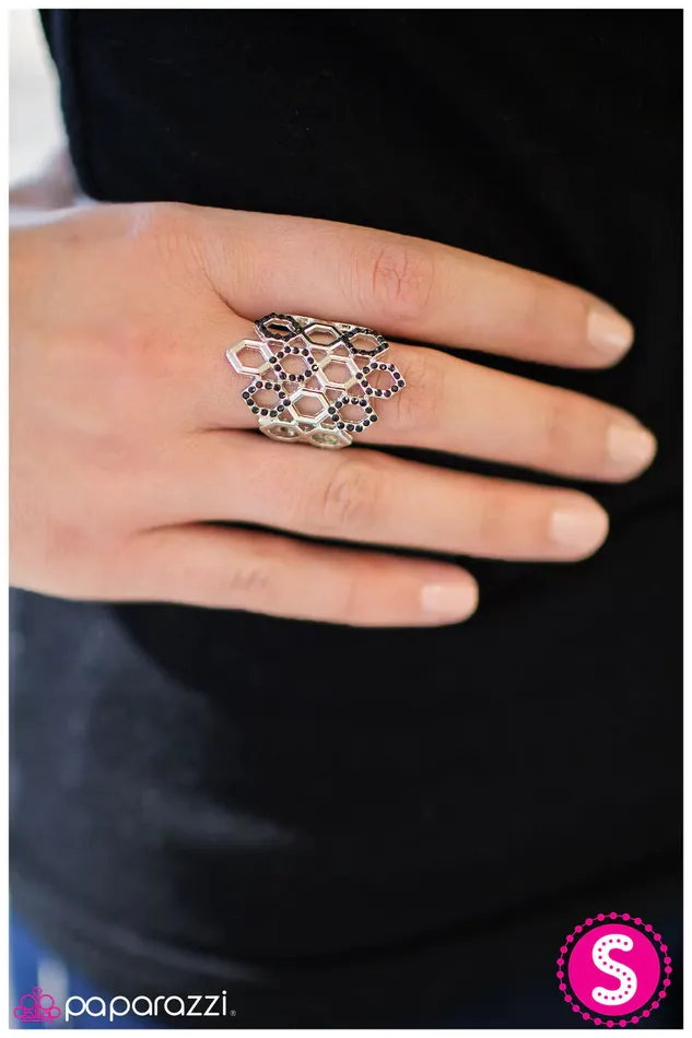 Paparazzi Jewelry Rings Paparazzi Ring Ahead Of The Game Black
