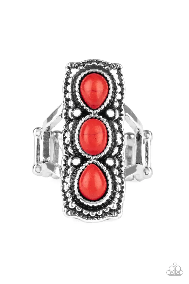 Paparazzi Jewelry Rings Paparazzi Ring Desert Destiny Red