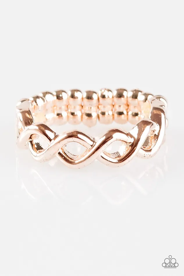Paparazzi Jewelry Rings Paparazzi Ring Follow Your GLEAMS Rose Gold