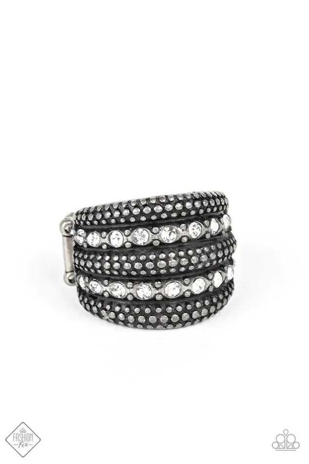 Paparazzi Jewelry Rings Paparazzi Ring Girl Fight White
