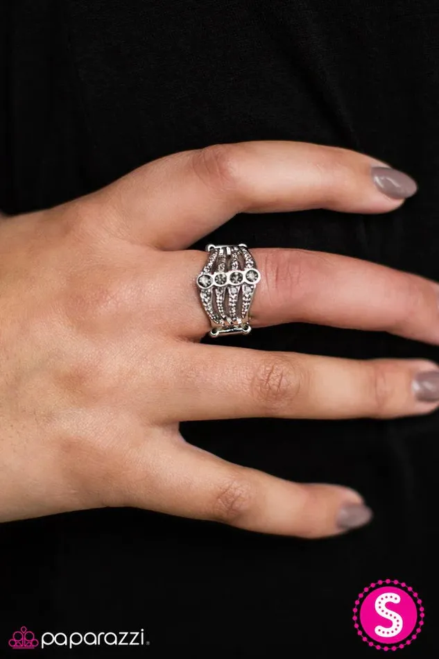Paparazzi Jewelry Rings Paparazzi Ring Glitter On My Mind Silver
