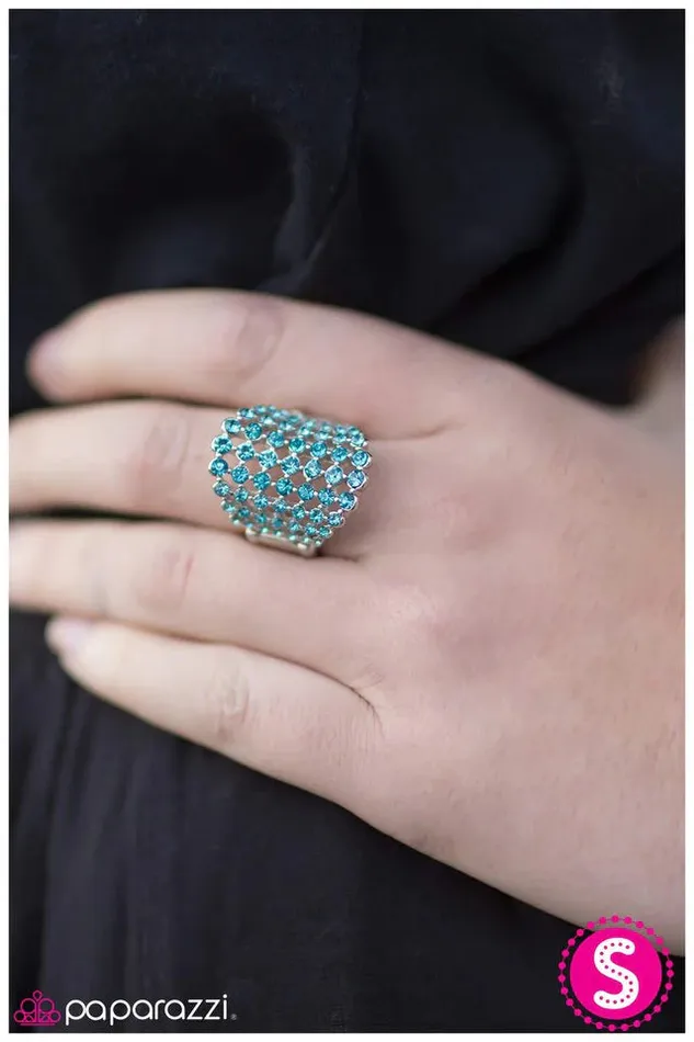 Paparazzi Jewelry Rings Paparazzi Ring Mamas Gonna Buy You A Diamond Blue