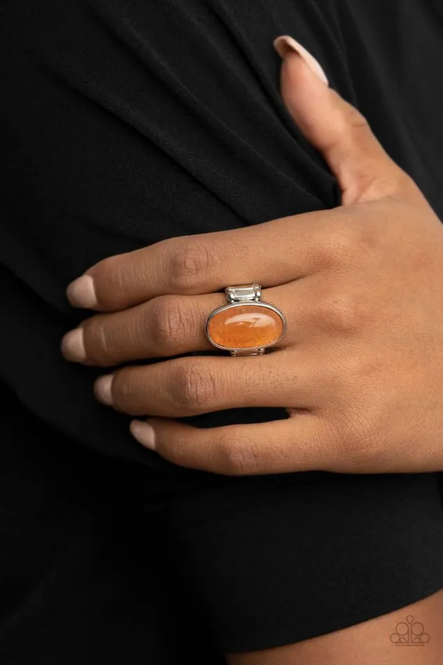 Paparazzi Jewelry Rings Paparazzi Ring Mystical Mantra Orange
