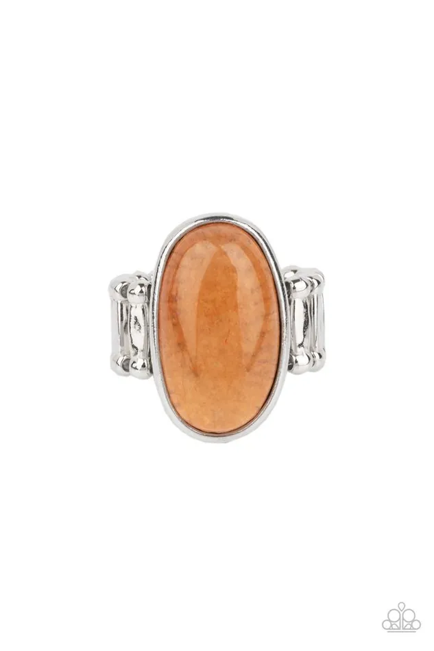Paparazzi Jewelry Rings Paparazzi Ring Mystical Mantra Orange Paparazzi Jewelry Rings Paparazzi Ring Mystical Mantra Orange