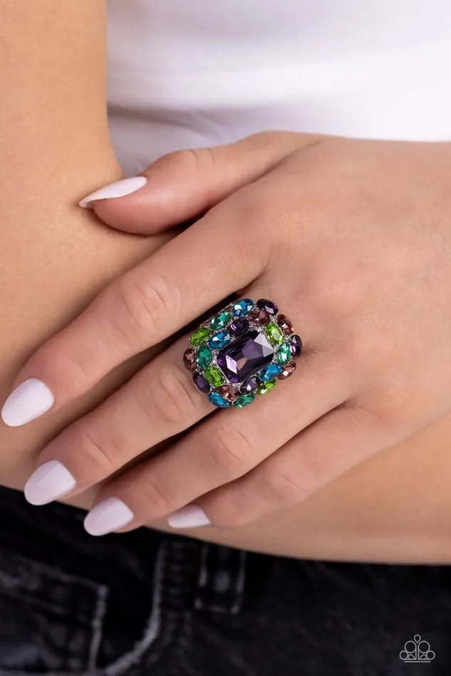 Paparazzi Jewelry Rings Paparazzi Ring Perfectly Park Avenue Purple