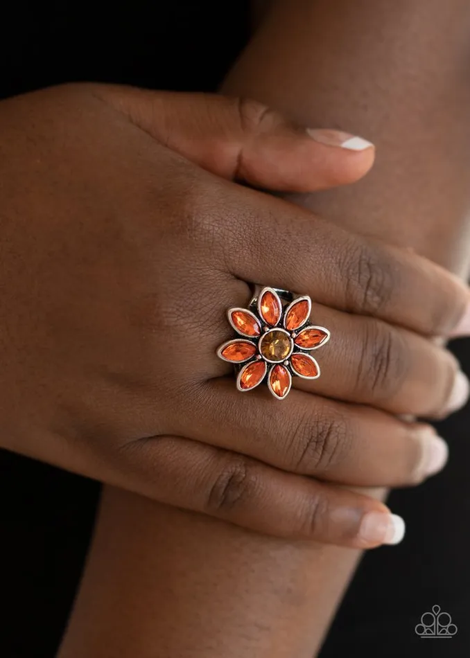 Paparazzi Jewelry Rings Paparazzi Ring Prismatic Petals Orange