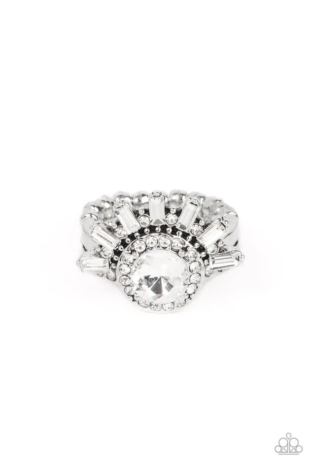 Paparazzi Jewelry Rings Paparazzi Ring Ravishing Radiance White Paparazzi Jewelry Rings Paparazzi Ring Ravishing Radiance White