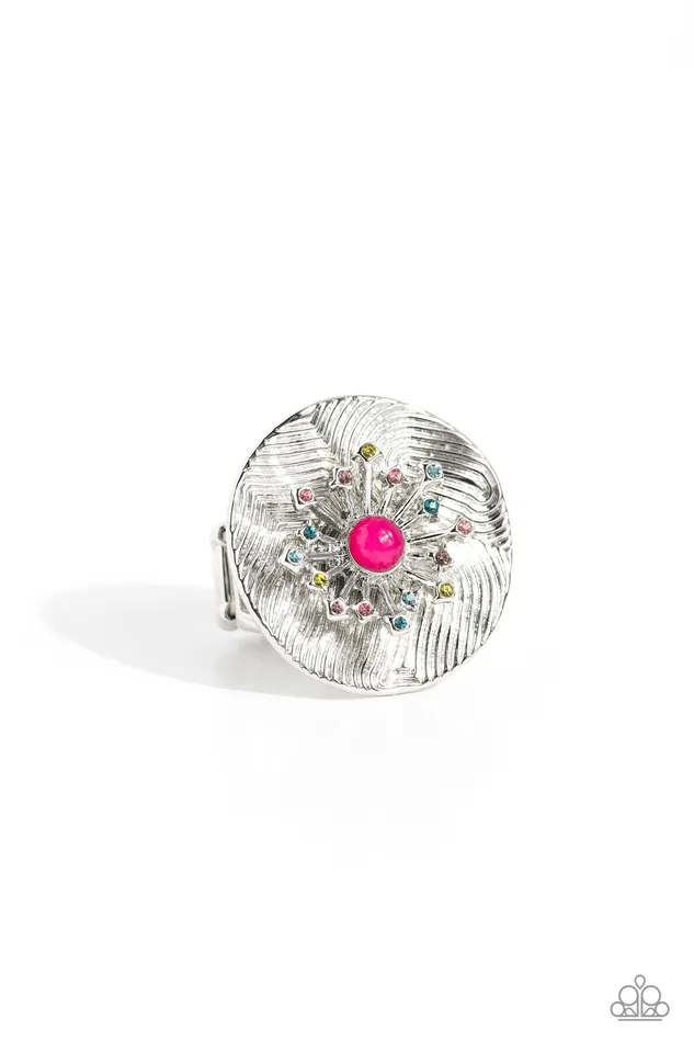Paparazzi Jewelry Rings Paparazzi Ring Seriously SUNBURST Pink Paparazzi Jewelry Rings Paparazzi Ring Seriously SUNBURST Pink