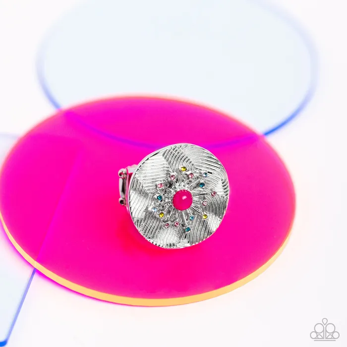 Paparazzi Jewelry Rings Paparazzi Ring Seriously SUNBURST Pink Paparazzi Jewelry Rings Paparazzi Ring Seriously SUNBURST Pink
