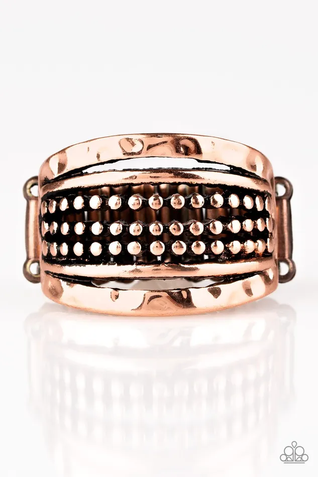 Paparazzi Jewelry Rings Paparazzi Ring Trailblazin Trails Copper