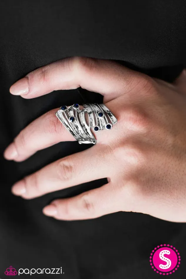 Paparazzi Jewelry Rings Paparazzi Ring Twinkly Tides Blue