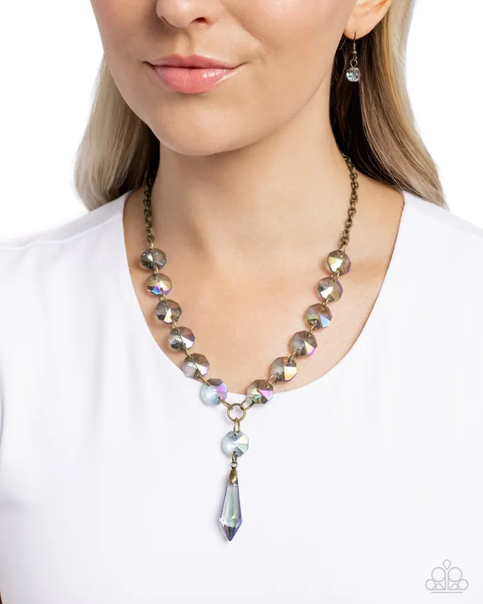 Paparazzi Necklace Celestial Class Brass Paparazzi Jewelry Necklaces