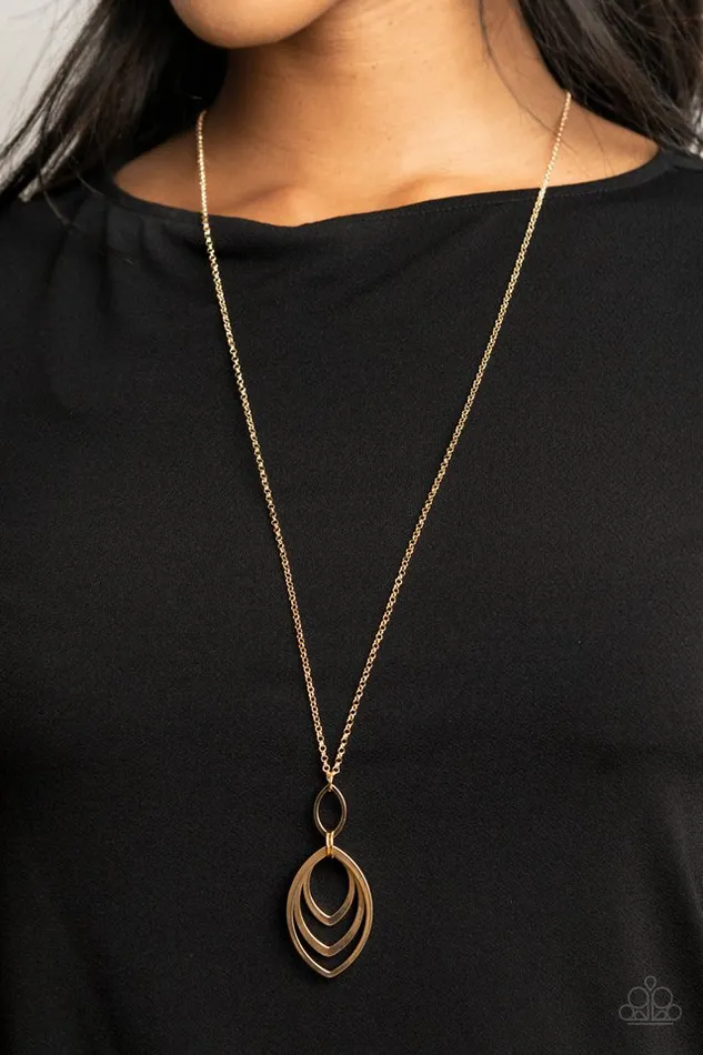 Paparazzi Necklace Dizzying Definition Gold Paparazzi Jewelry Necklaces