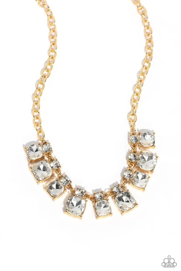 Paparazzi Necklace Fitted Fantasy Gold Paparazzi Jewelry Necklaces Paparazzi Necklace Fitted Fantasy Gold Paparazzi Jewelry Necklaces