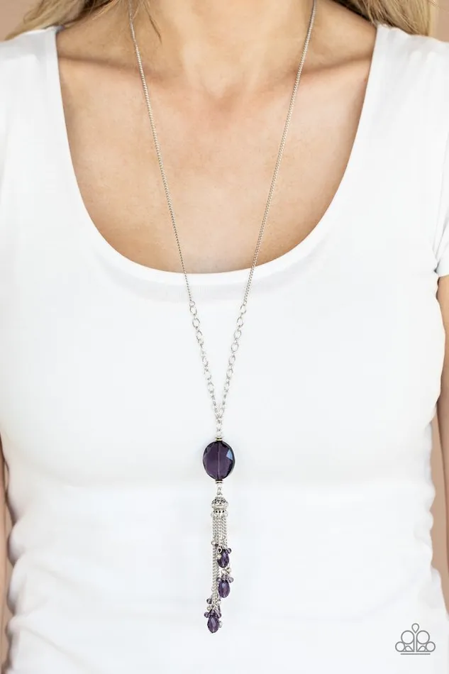 Paparazzi Necklace Fringe Flavor Purple Paparazzi Jewelry Necklaces