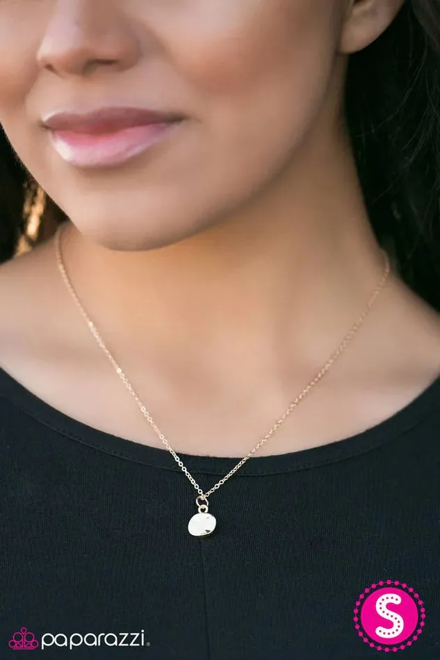 Paparazzi Necklace Inner Simplicity Gold Paparazzi Jewelry Necklaces