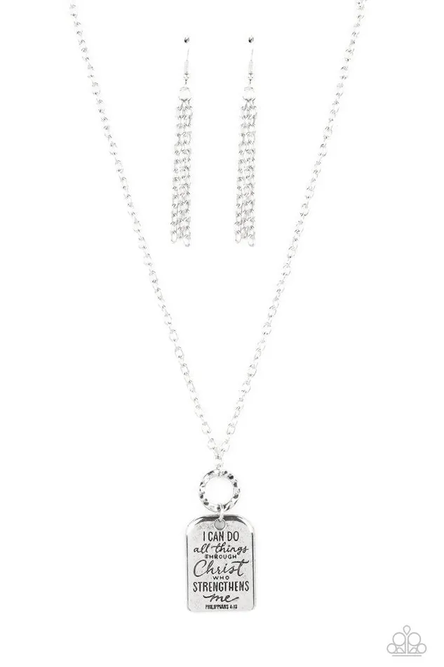 Paparazzi Necklace Persevering Philippians Silver Paparazzi Jewelry Necklaces Paparazzi Necklace Persevering Philippians Silver Paparazzi Jewelry Necklaces