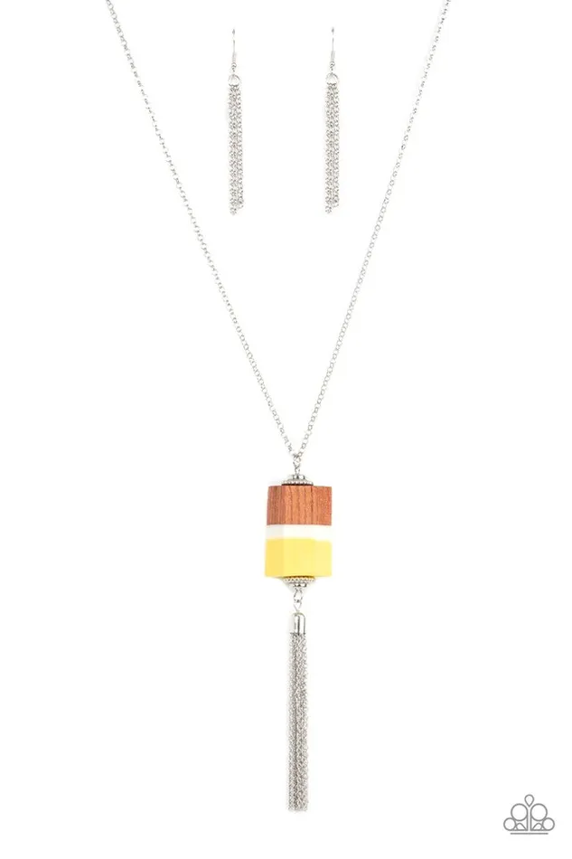 Paparazzi Necklace Reel It In Yellow Paparazzi Jewelry Necklaces Paparazzi Necklace Reel It In Yellow Paparazzi Jewelry Necklaces