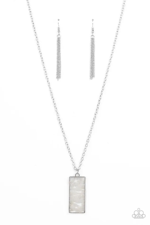 Paparazzi Necklace Retro Rock Collection White Paparazzi Jewelry Necklaces Paparazzi Necklace Retro Rock Collection White Paparazzi Jewelry Necklaces