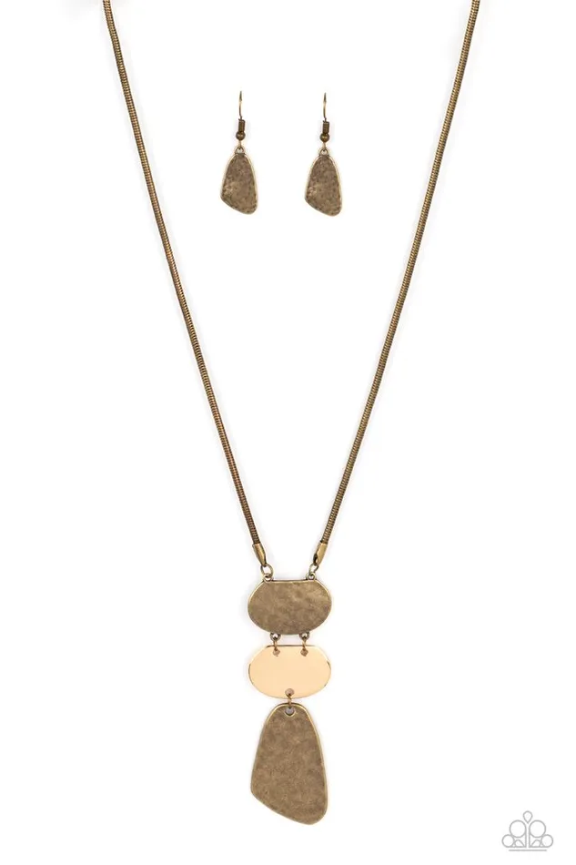 Paparazzi Necklace Riverside Respite Brass Paparazzi Jewelry Necklaces Paparazzi Necklace Riverside Respite Brass Paparazzi Jewelry Necklaces